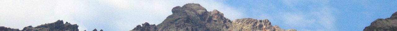 Der Polinik (2748m) beim Aufstieg von der Polinikh�tte (1883m).