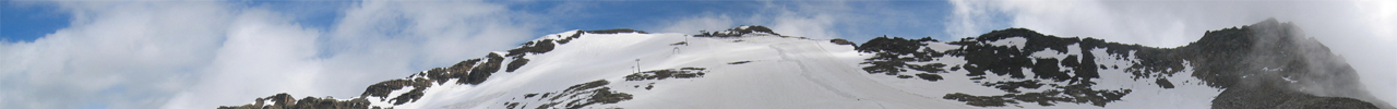 Schareck (3122m), Baumbachspitze (3105m) und Weinflaschenkopf (3008m).