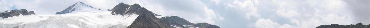Similaun (3599m) mit Niederjochferner und Niederjoch (3017m).