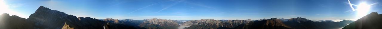 Panorama auf Reichenstein und Eisenerzer Alpen.