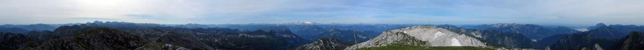 360� Panorama vom Gipfel.