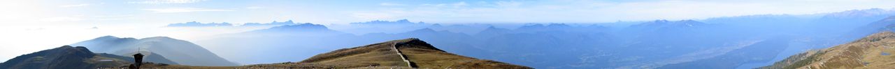 Blick vom Gipfel nach S�den auf Julische, Karnische und Gailtaleralpen sowie rechts Drautal und Millst�ttersee.