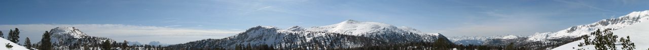 Blick nach S�den: Eisernes Bergl, Kitzspitze und Angerkogel.